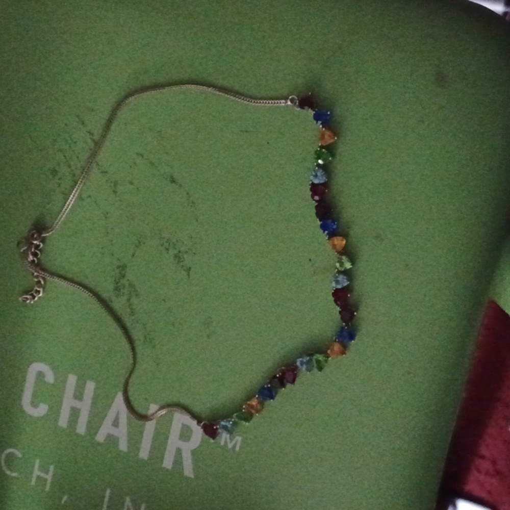 Lenox multi colored heart necklace